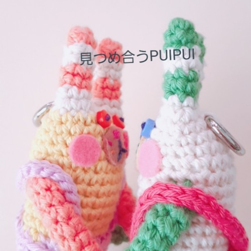 手足が動くあみぐるみ『PUIPUI』 あみぐるみ colorsuppli みじゅりー
