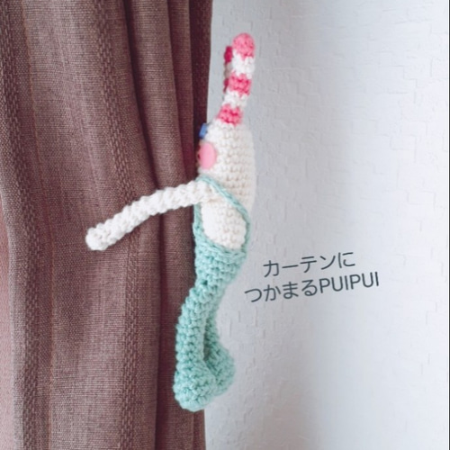 手足が動くあみぐるみ『PUIPUI』 あみぐるみ colorsuppli みじゅりー
