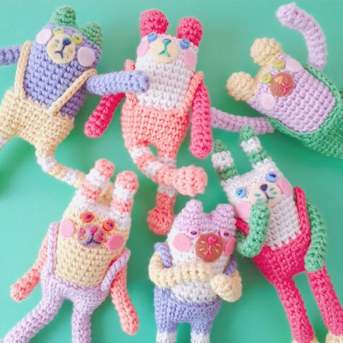 あみぐるみ pipi 手足が動くあみぐるみ『PUIPUI』 あみぐるみ colorsuppli みじゅ