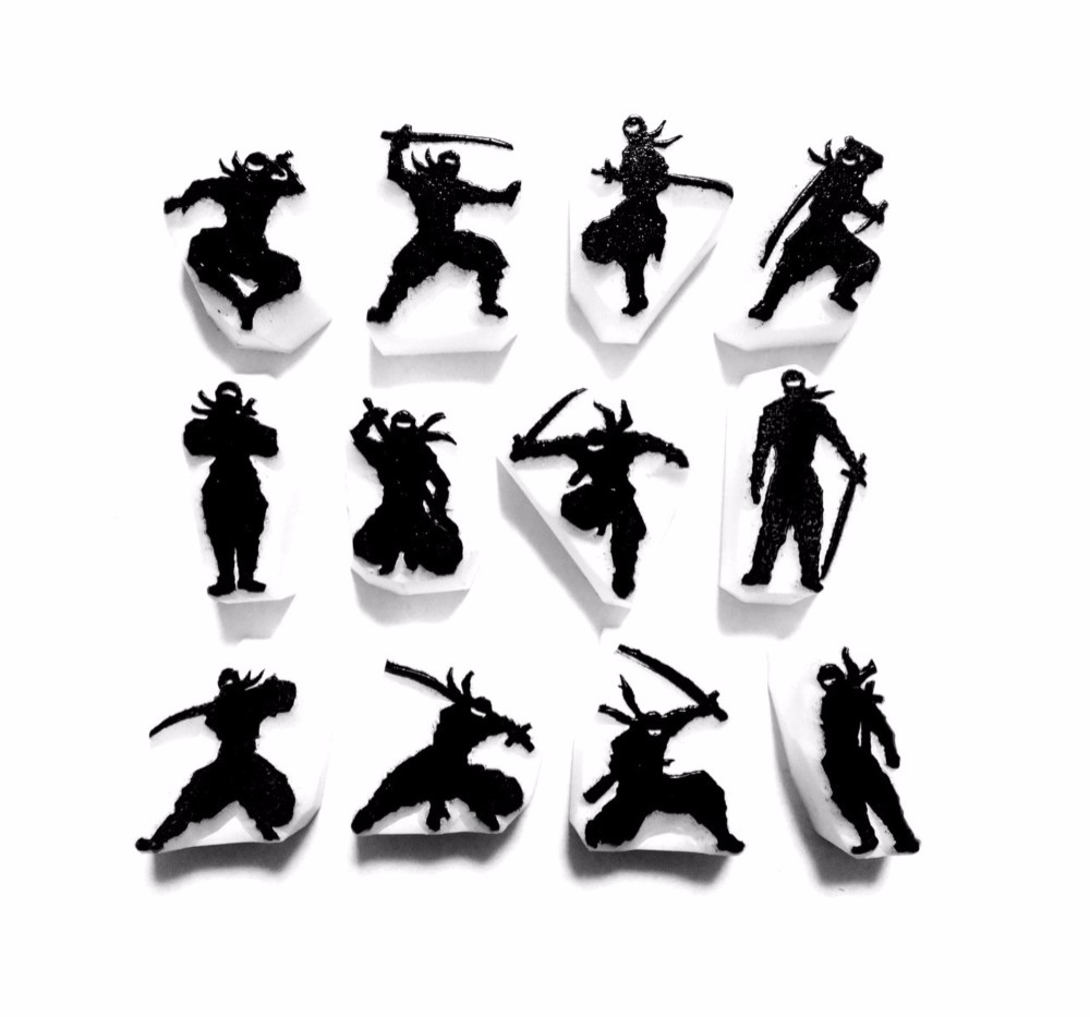 スタイリッシュ忍者はんこ12種セット 4,940円