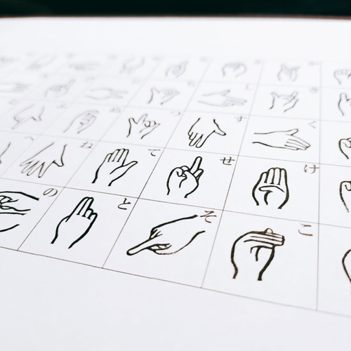 指文字41点セット はんこ・スタンプ 消しゴムはんこの黒猫堂 通販