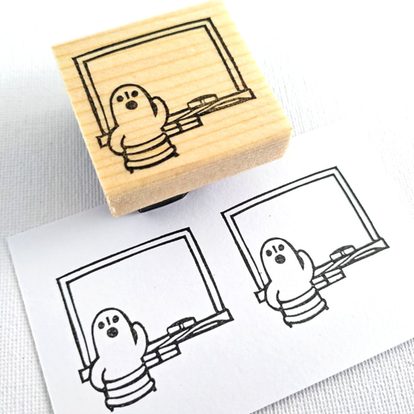手作りハンコ ハンドメイド 文字を書き込める！ホワイトボードハニワ はんこ・スタンプ 消しゴム