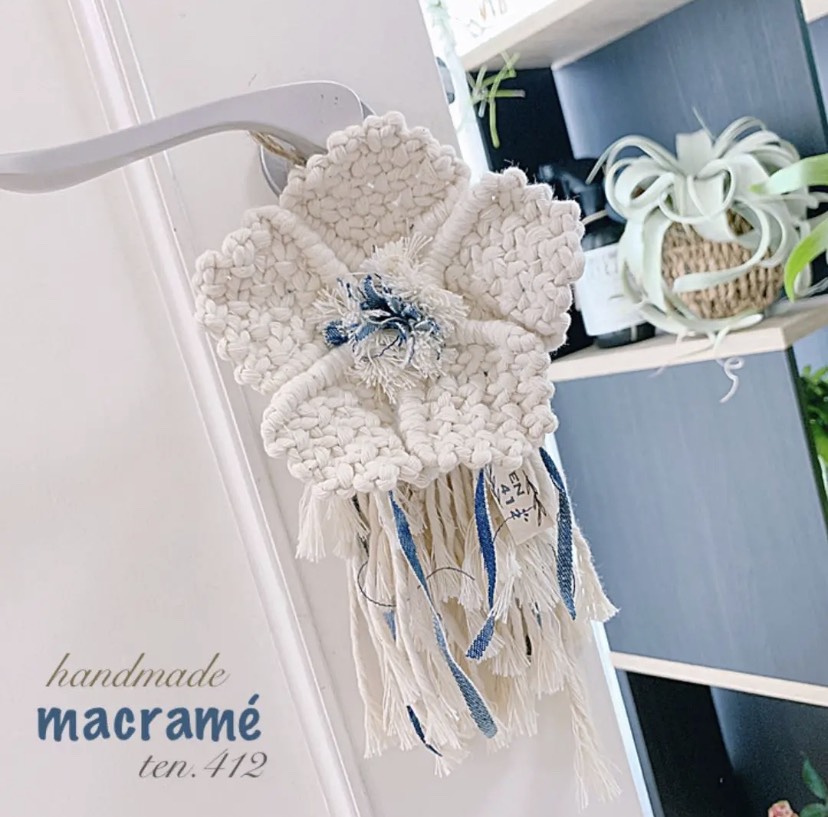 マクラメෆ‪bagチャームෆ‪vintageデニムෆ‪b. マクラメෆ‪bagチャームෆ‪vintageデニムෆ‪b.‬‬‬