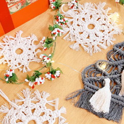 雪の結晶＊オーナメント レース編み その他インテリア雑貨 con te 通販