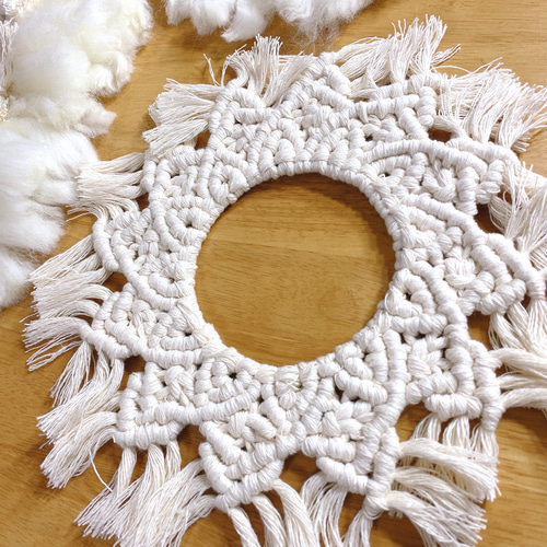 マクラメリース3点セット タペストリー・壁掛け ten412 通販 8775610