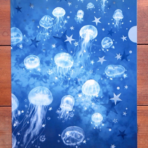 4点　夜のクラゲは泳げない　水着姿　クリアファイル　バラ売りok クリアファイル『夜のクラゲは泳げない』♡まひる・花音
