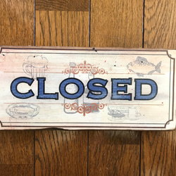 アンティーク風オープンクローズ看板（OPEN-CLOSE SIGN）OPCL-011WW 5枚目の画像