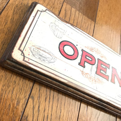 アンティーク風オープンクローズ看板（OPEN-CLOSE SIGN）OPCL-011WW 6枚目の画像