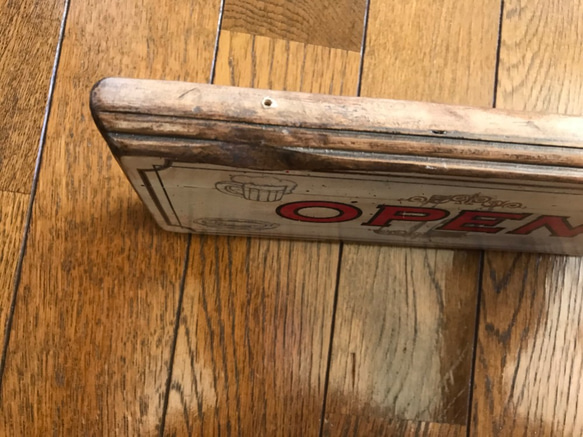 アンティーク風オープンクローズ看板（OPEN-CLOSE SIGN）OPCL-011WW 7枚目の画像