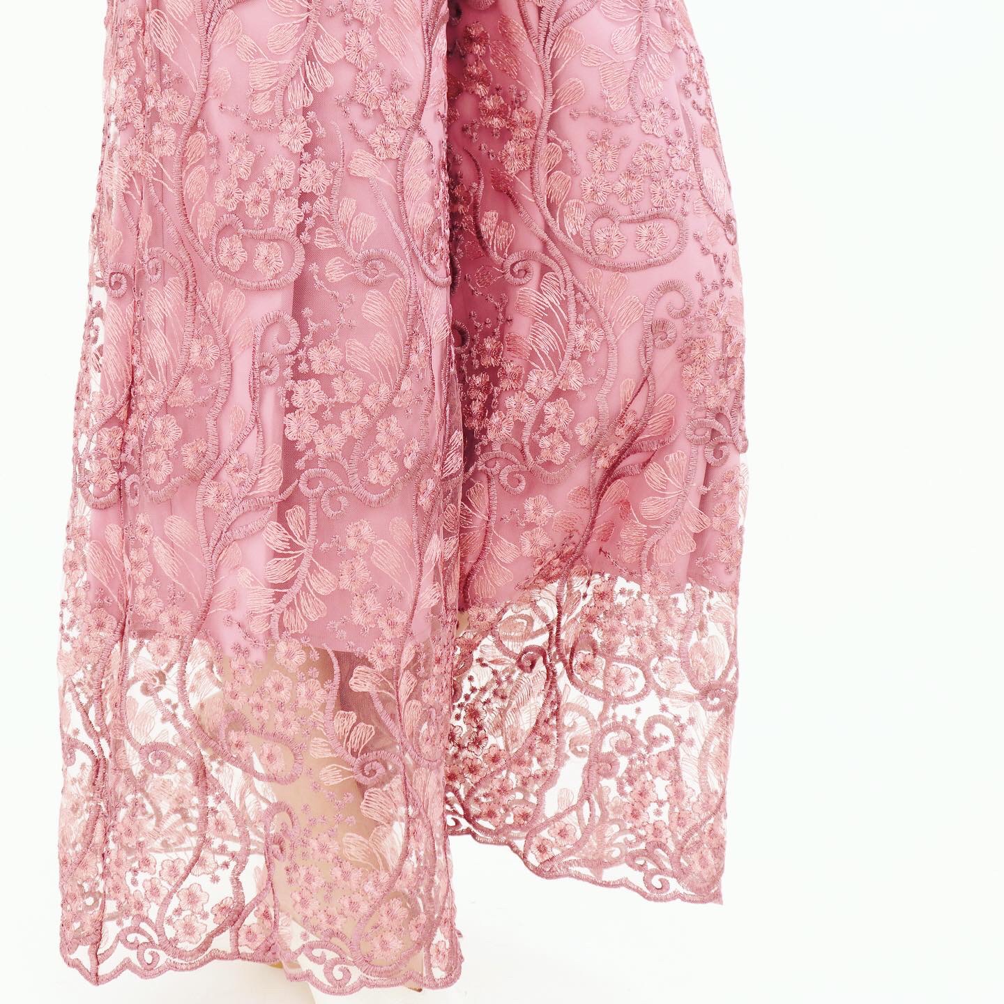 ♡再々入荷♡総柄レースデザインパンツ（パープル）