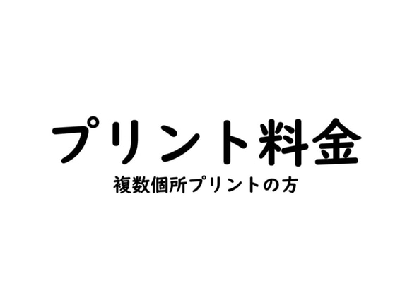 プリント料金 1枚目の画像