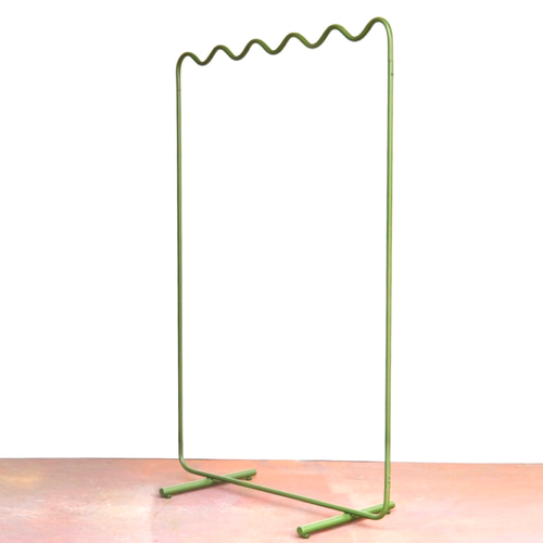 ハンガーラック・ポールハンガー CLARO / wave pipe hanger rack CLARO / wave pipe hanger rack ハンガーラック・ポールハンガー
