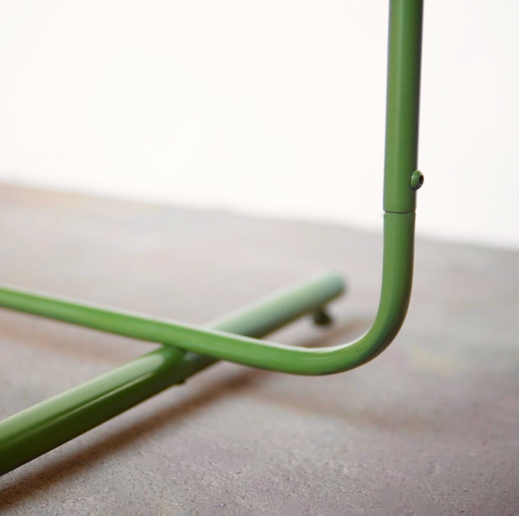 wave pipe hanger rack olive green 4枚目の画像