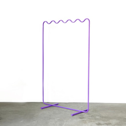 wave pipe hanger rack purple 2枚目の画像