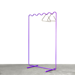 wave pipe hanger rack purple 5枚目の画像