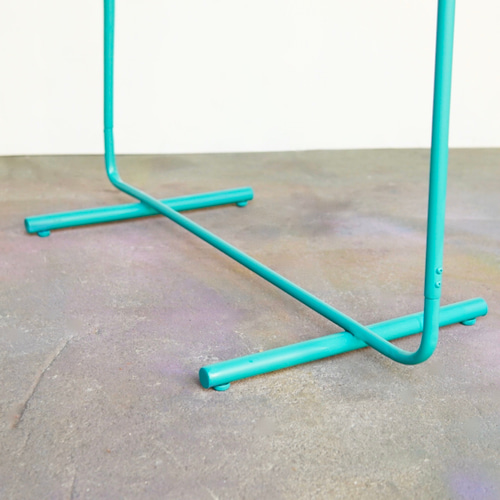 wave pipe hanger rack mint blue ハンガーラック CLARO 通販 11038038