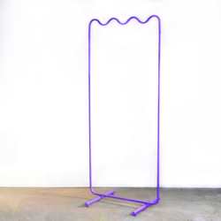 wave pipe hanger rack short purple 3枚目の画像