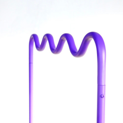 wave pipe hanger rack short purple 7枚目の画像