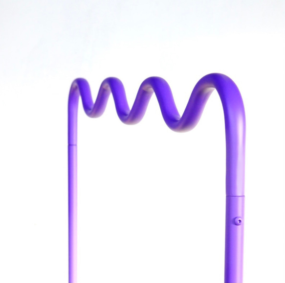 wave pipe hanger rack short purple 7枚目の画像