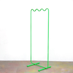 wave pipe hanger rack short light green 2枚目の画像