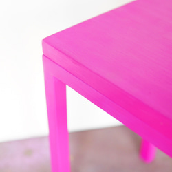 square stool vivid pink 4枚目の画像