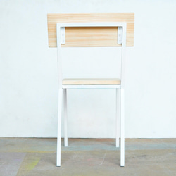 color steel chair white 4枚目の画像