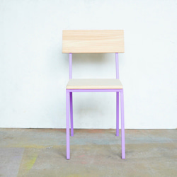 color steel chair purple 3枚目の画像