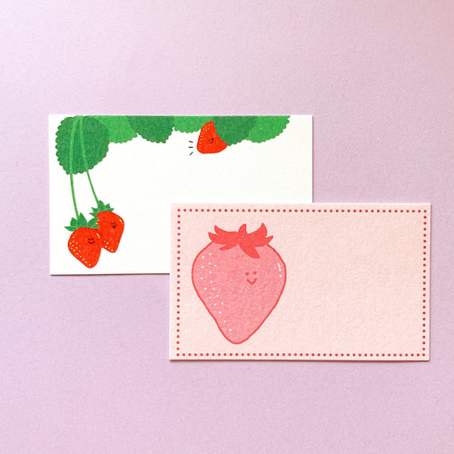 メッセージカード［いちごのセット］ メッセージカード ととまい 通販