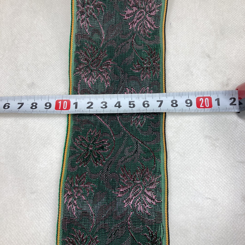 セール品 緑紫高貴華色2m 材料畳へり畳ヘリ畳のへり 畳縁ハンドメイド 