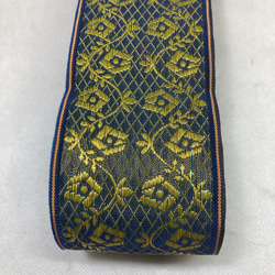 ちゅらブルー畳へり2m畳ヘリ畳縁ハンドメイド和風素材生地髪飾りバッグ小物作り着物 ちゅらブルー畳へり2m畳ヘリ畳縁ハンドメイド和風素材生地髪飾り