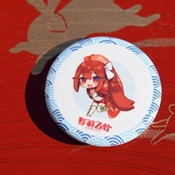 『寿司乙女』　缶バッチ2個セット500円　① 2枚目の画像