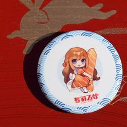 『寿司乙女』　缶バッチ2個セット500円　② 1枚目の画像