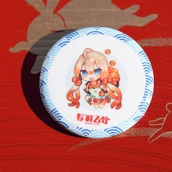 『寿司乙女』　缶バッチ2個セット500円　② 2枚目の画像