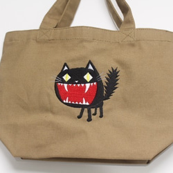 DaizuHey様のオーダー品　怒った猫　トートバッグ（Ｓ）（Ｍ）（Ｌ）サイズ、三点 3枚目の画像