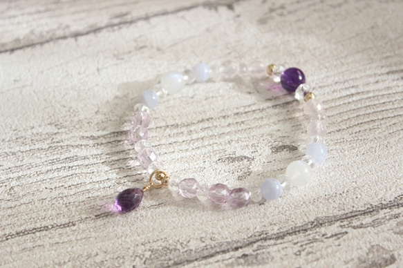 ＜14kgf＞～*Pepeluali・2月*～ birthday stone amethyst　　 3枚目の画像