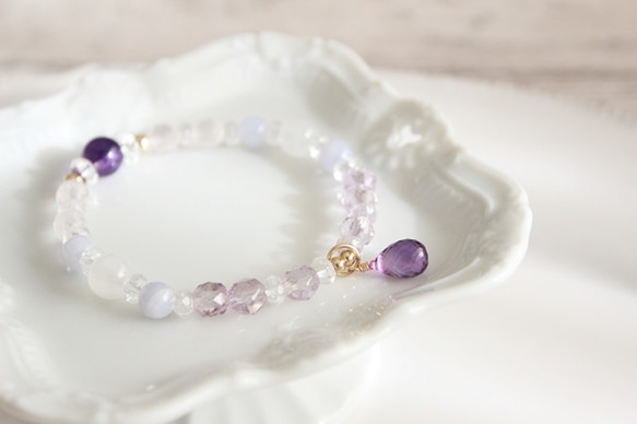 ＜14kgf＞～*Pepeluali・2月*～ birthday stone amethyst　　 4枚目の画像