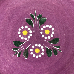【SOLD OUT】カプラ焼き大皿（朝もやに咲く白い花） 3枚目の画像