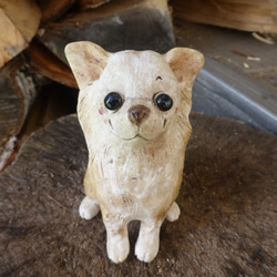 オーダーメイド　愛犬の置物　陶製 8枚目の画像