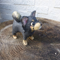 オーダーメイド　愛犬の置物　陶製 10枚目の画像