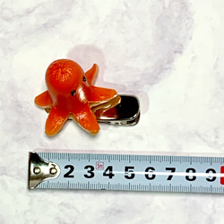 たこさんウィンナーのヘアクリップ 20g アクセサリー　食品サンプル　プレゼント　 3枚目の画像