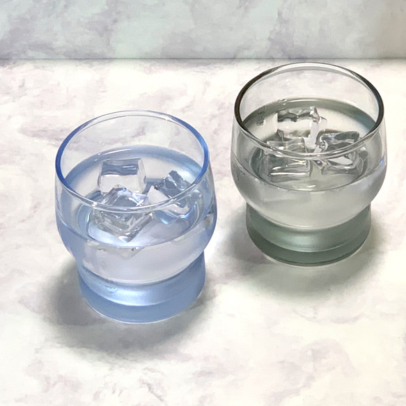 お冷 リアルサイズ クリアブルー 285g 食品サンプル 業務用 飲めません