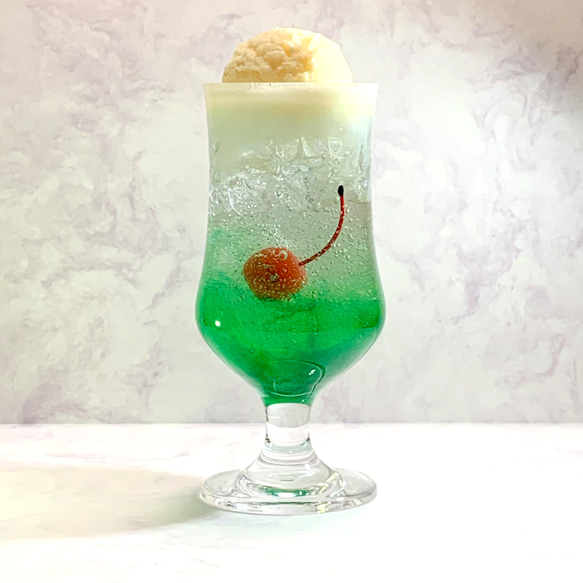 クリームソーダ ソーダ水 リアルサイズ 790g 飲めません 食品サンプル