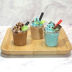 1オンスカップのシェイク　チョコレート　ドリンク　食品サンプル　40ｇ 4枚目の画像
