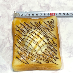 エッグサラダトースト　リアルサイズ　300ｇ　パン　喫茶店　食品サンプル　カフェ　モーニング 7枚目の画像