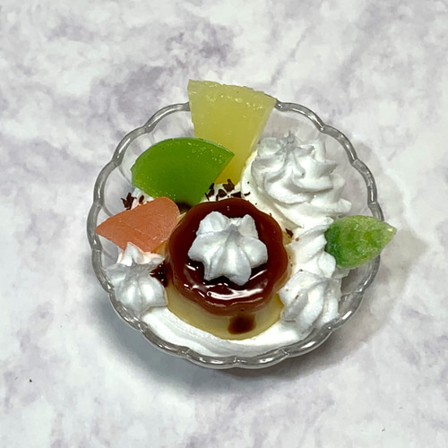 プリンアラモード 食品サンプル 35g ミニサイズ ドール 純喫茶 その他