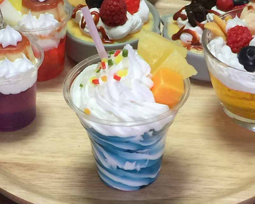 ミニカップドリンク 食品サンプル フェイクフード かわいい