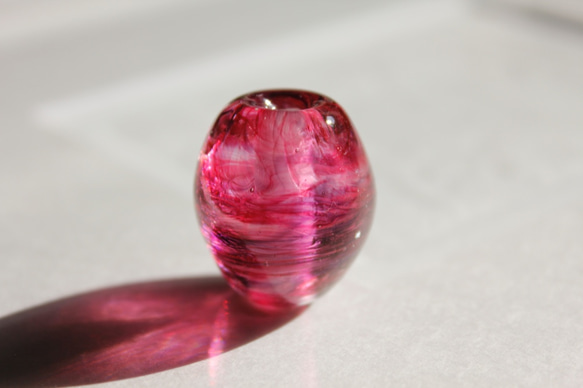 蜻蛉玉　〜墨流／朝焼け〜　2020-60 5枚目の画像