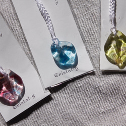 花びらストラップ〈墨流〉2021-01 2枚目の画像