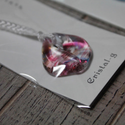 花びらストラップ〈墨流〉2021-01 9枚目の画像