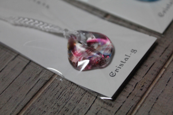 花びらストラップ〈墨流〉2021-01 9枚目の画像